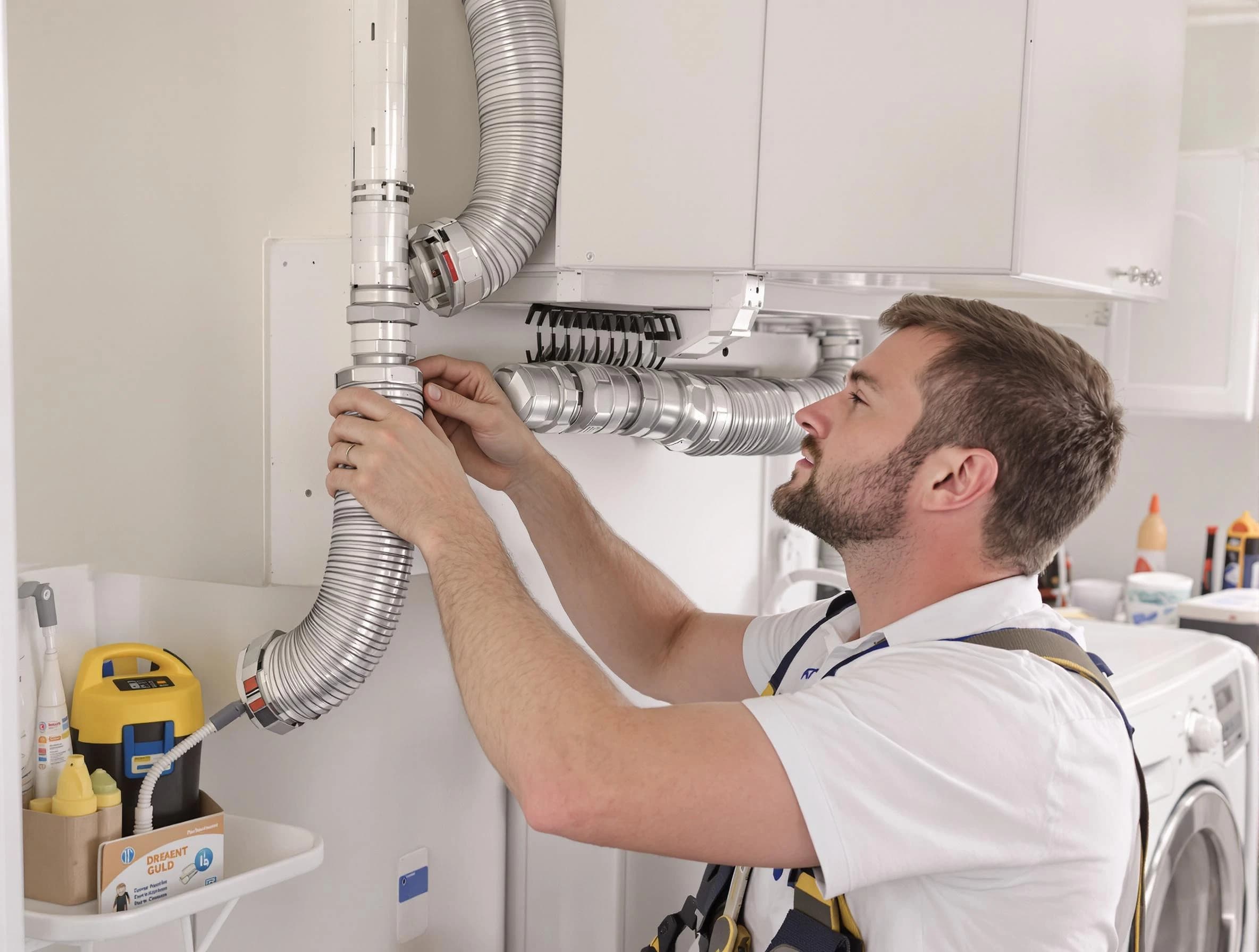 Professional dryer vent repair and installation by San Tan Valley Dryer Vent Cleaning in San Tan Valley