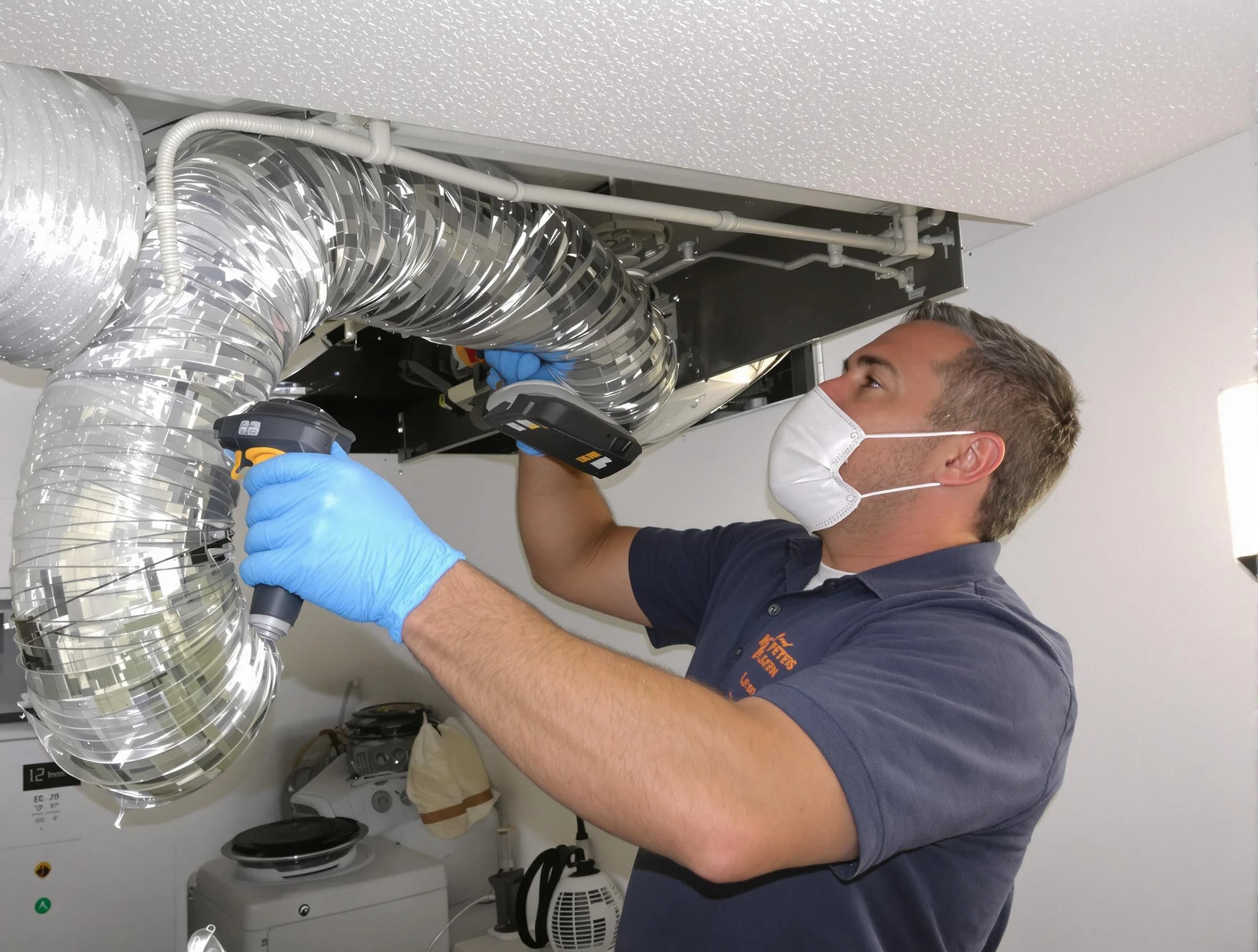San Tan Valley Dryer Vent Cleaning professional performing thorough residential dryer vent cleaning in San Tan Valley