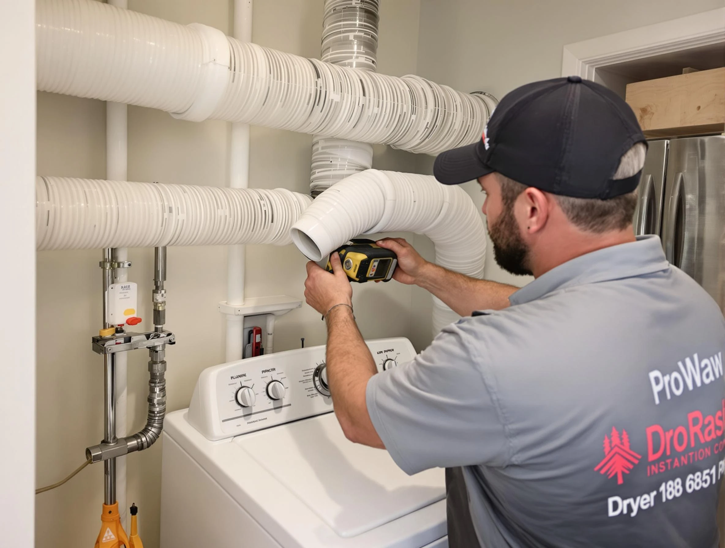 Professional dryer vent hose installation by San Tan Valley Dryer Vent Cleaning in San Tan Valley