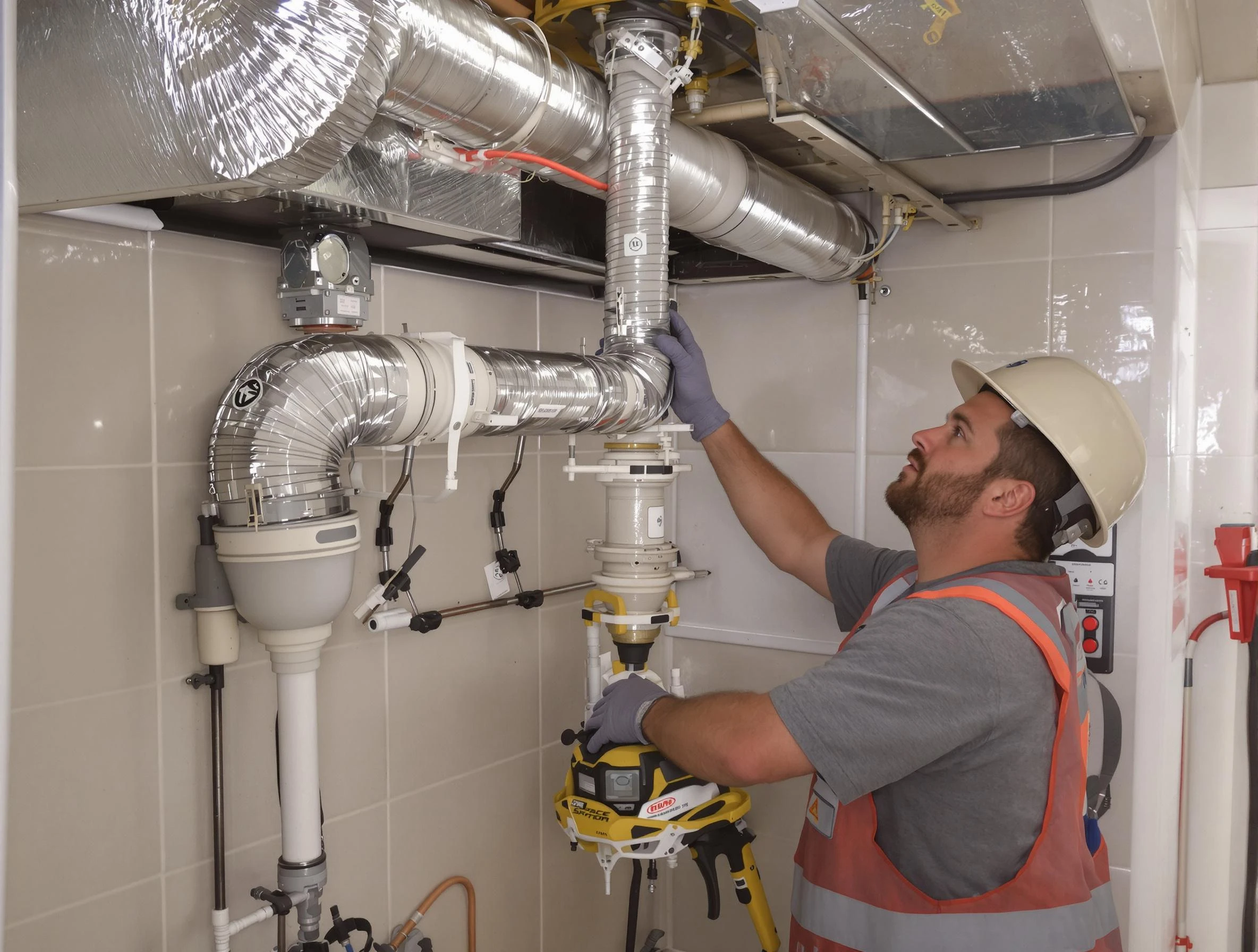 San Tan Valley Dryer Vent Cleaning expert performing professional dryer vent repair and installation in San Tan Valley